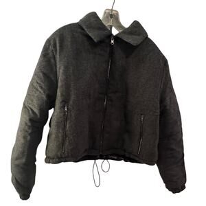 THAKOON Herringbone Reversible Bomber Jacket
New with Tag MSRP: $375 SOO